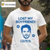 Jonathan Bailey Lost My Boyfriend If You Find Him Please Call Me T Shirt