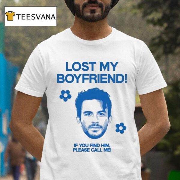 Jonathan Bailey Lost My Boyfriend If You Find Him Please Call Me T Shirt