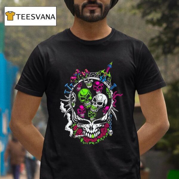 Josh Freydkis Skeleton Factory Skull T Shirt
