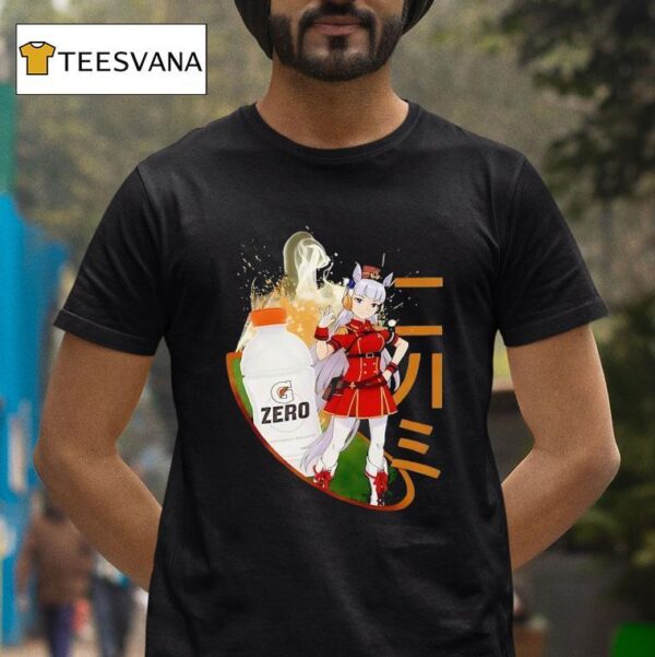 Keanu Reeves Wearing Anime Uma Musume Gatorade Zero T Shirt
