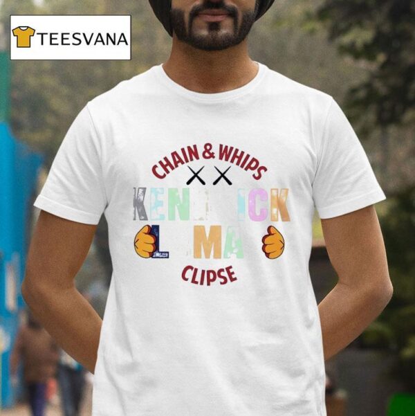 Kendrick Lamar Chain And Whips Clipse T Shirt