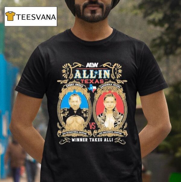 Kenny Omega Vs Kazuchika Okada Aew All In Texas Winner Takes All Matchup T Shirt