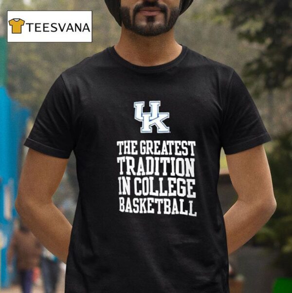 Kentucky Wildcats The Greatest Tradition In College Basketball T Shirt