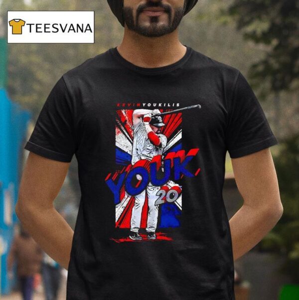 Kevin Youkilis Boston Comicbook Baseball T Shirt