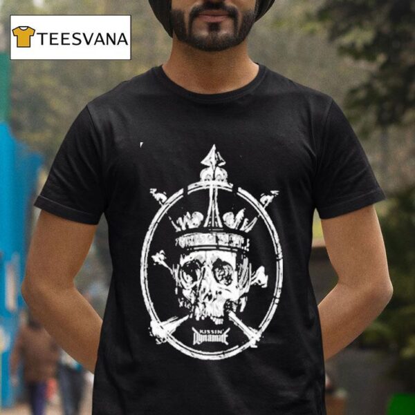 Kissin Dynamite King Skull Head T Shirt
