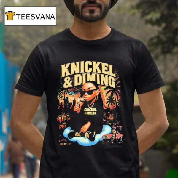 Knickel And Diming Smoking Retro T Shirt