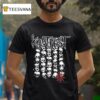 Knotfest Stacked Ending Skulls T Shirt