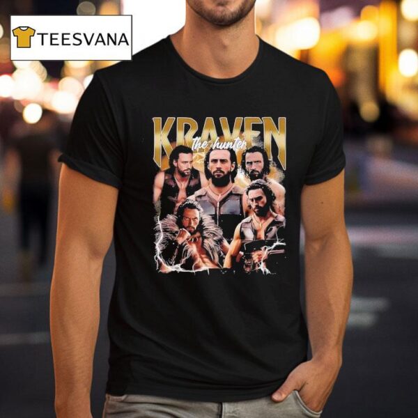 Kraven The Hunter Aaron Taylor Johnson Bootleg T Shirt
