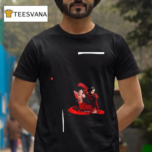 Lady In Red Graphic T Shirt