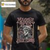 Maggie Rose Fake Flowers Skeleton T Shirt