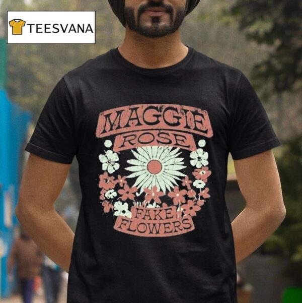 Maggie Rose Fake Flowers T Shirt