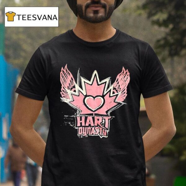 Maple Leaf Wings Bret Hart Dynasty T Shirt