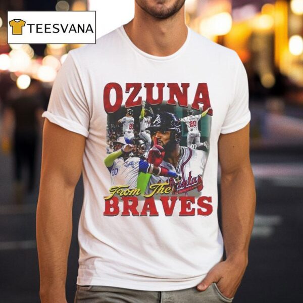 Marcell Ozuna From The Braves Baseball T Shirt
