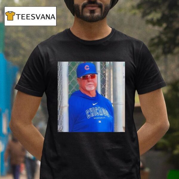 Mark Mcgwire Wearing Chicago Cubs Baseball Photo T Shirt