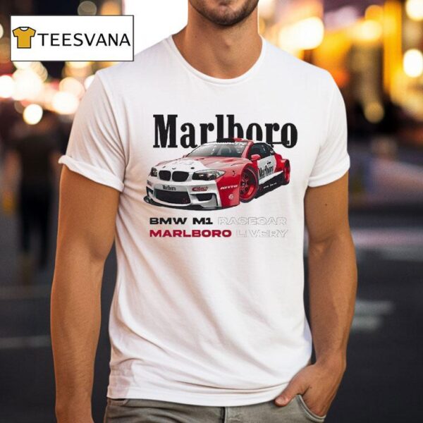 Marlboro Bmw M Race Car Marlboro Livery T Shirt