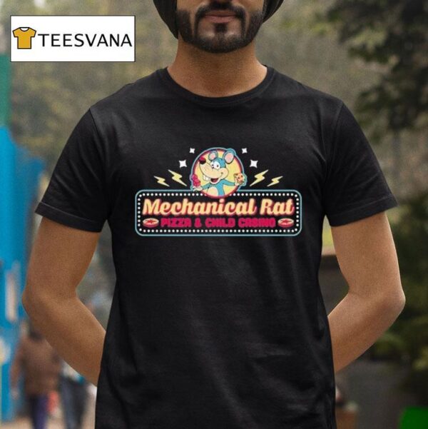 Mechanical Rat Pizza Child Casino T Shirt