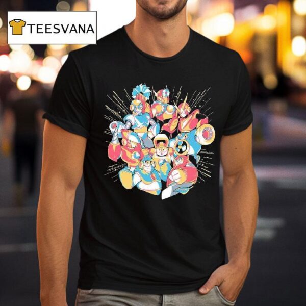 Mega Man Robot Masters Redux T Shirt