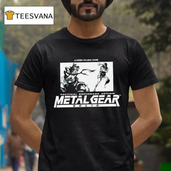 Metal Gear Solid A Hideo Kojima Game T Shirt