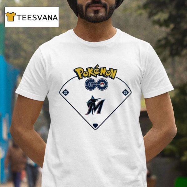 Miami Marlins X Pokemon Go Mlb T Shirt