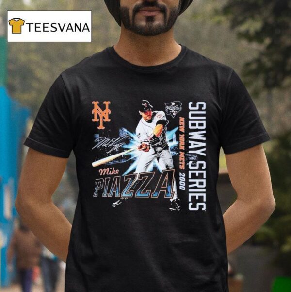 Mike Piazza New York Mets Subway Series Th Anniversary T Shirt