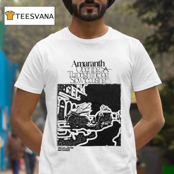 Model Actriz Dogsbody Amaranth Opening Through The Fog Slow Focusing T Shirt