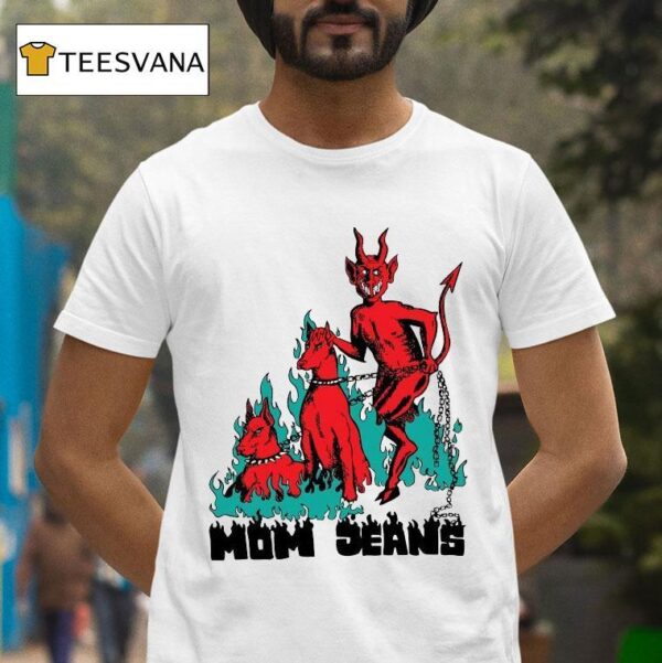 Mom Jeans Devil Dog T Shirt