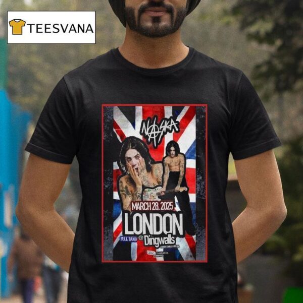 Naska London March Full Band Dingwalls T Shirt