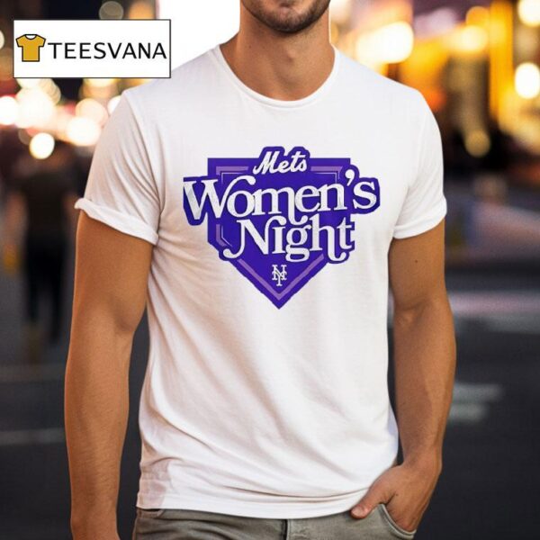 New York Mets Women S Night Logo T Shirt
