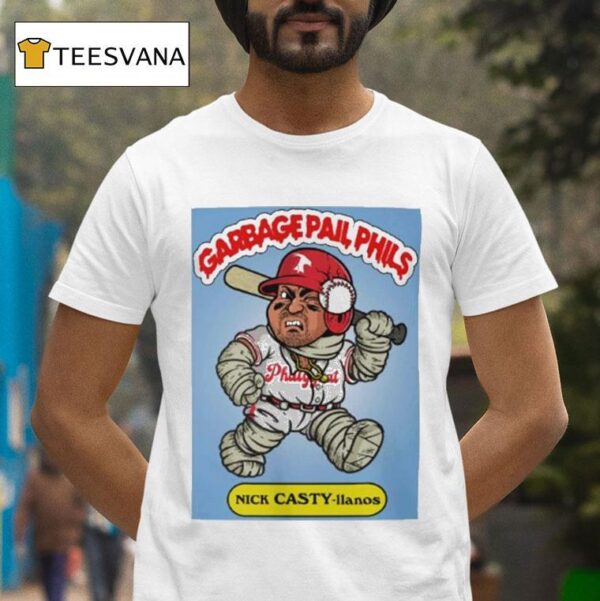 Nick Castellanos Nick Casty Ilanos Garbage Pail Phils T Shirt