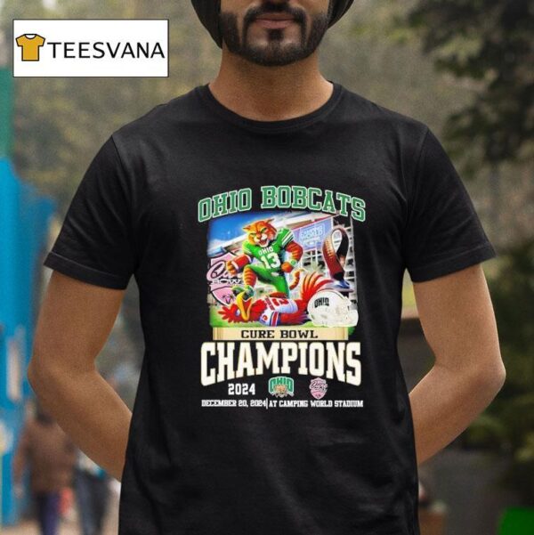 Ohio Bobcats Cure Bowl Champions It S Celebration T Shirt