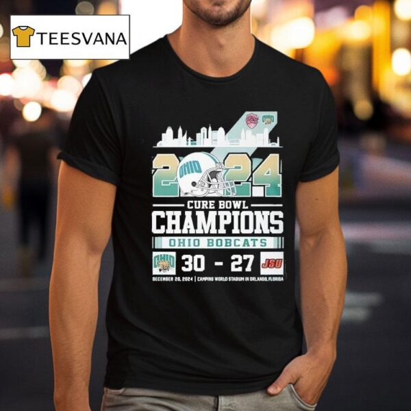 Ohio Bobcats Honor Cure Bowl Champs T Shirt