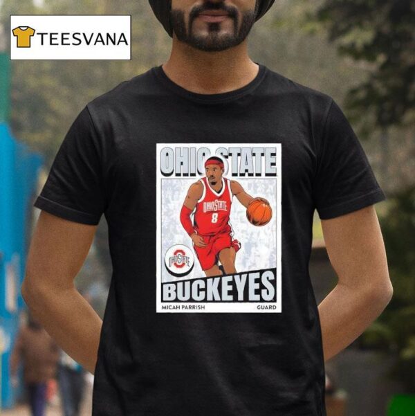 Ohio State Buckeyes Men S Basketball Micah Parrish Ico T Shirt