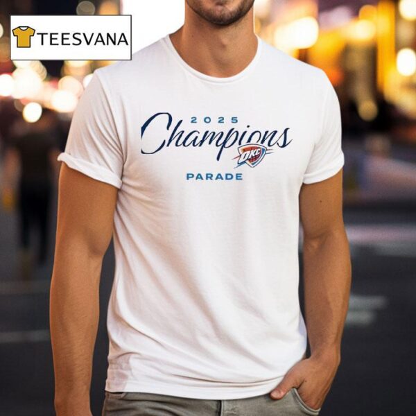 Oklahoma City Thunder Champions Parade T Shirt