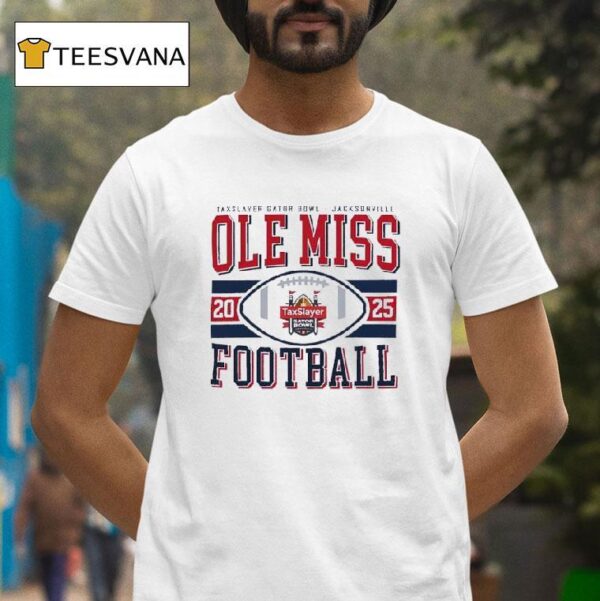 Ole Miss Rebels Football Taxslayer Gator Bowl Jacksonville T Shirt