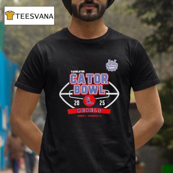 Ole Miss Rebels Taxslayer Gator Bowl T Shirt