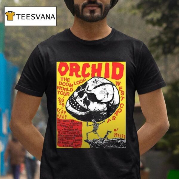 Orchid February The Doom World Tour T Shirt