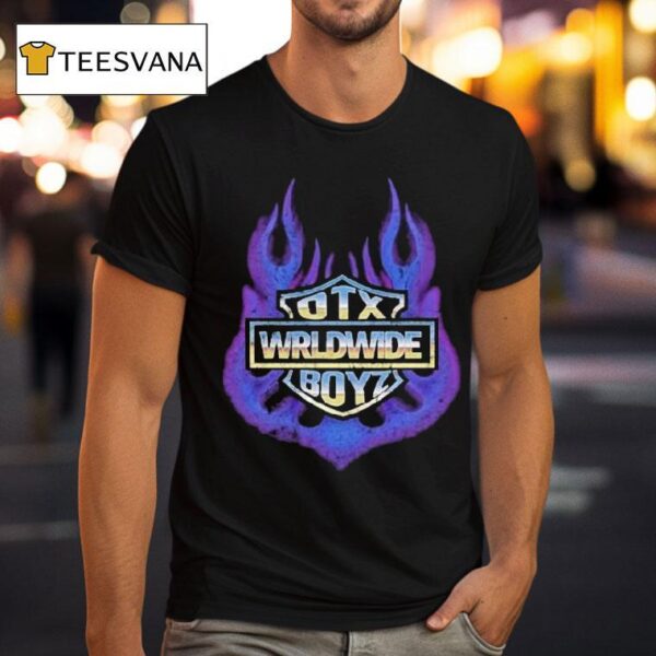 Otxboyz Wrldwide Boyz Flames T Shirt