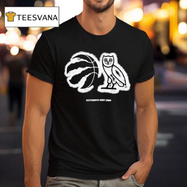 Ovo Raptors Athletic Centre Logo T Shirt
