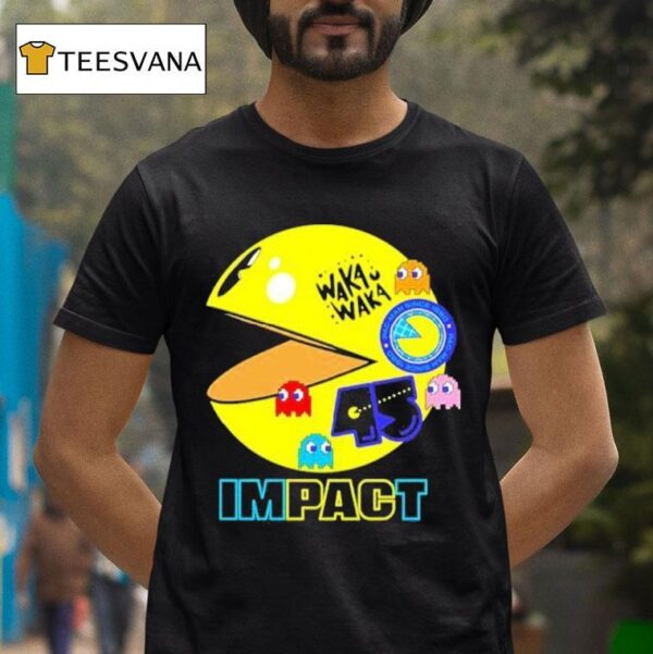 Pac Man Waka Waka Impact Celebrates Th Anniversary T Shirt