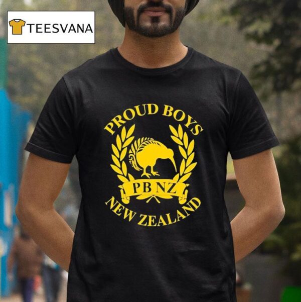 Pbnz Proud Boys New Zealand T Shirt