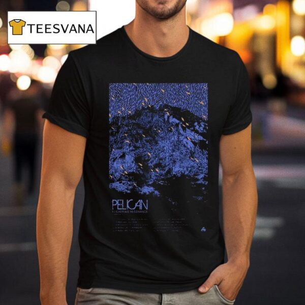 Pelican Flickering Resonance Summer Tour July Tour Dates T Shirt