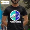 Pennsylvania Philadelphia Eagles Vs Penn State Nittany Lions Logo T Shirt