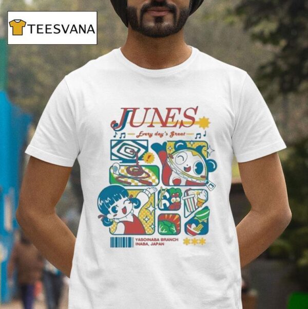 Persona Junes Every Day S Great Yasoinaba Branch Inaba Japan Shopping T Shirt