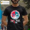 Philadelphia Phillies All Season And Philadelphia Eagles On Sundays Circle Logo T Shirt