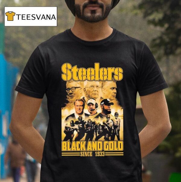 Pittsburgh Slers Black And Gold Since T Shirt