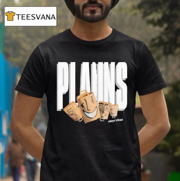 Plaiins Happy Faces T Shirt