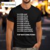 Porn Kills Soul Drive Mind Focus Reality Stop Watching Porn T Shirt