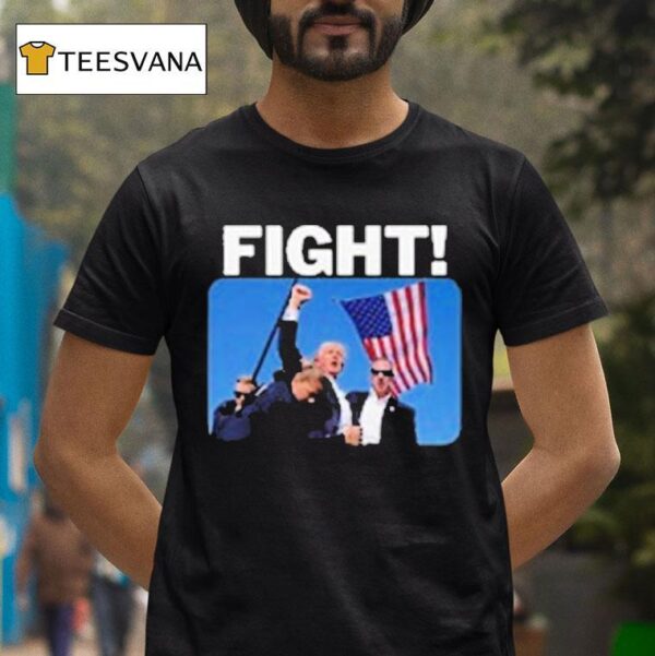 President Trump Fight St Anniversary Shooting T Shirt