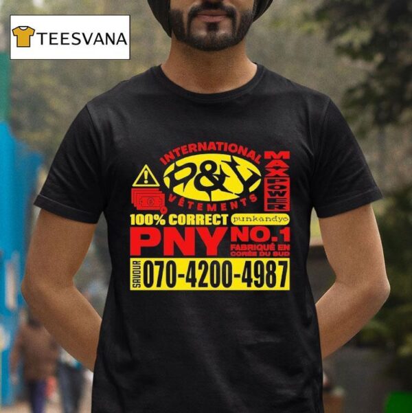 Punkandyo International Vetements Max Power T Shirt