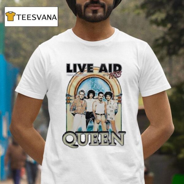 Queen Live Aid T Shirt